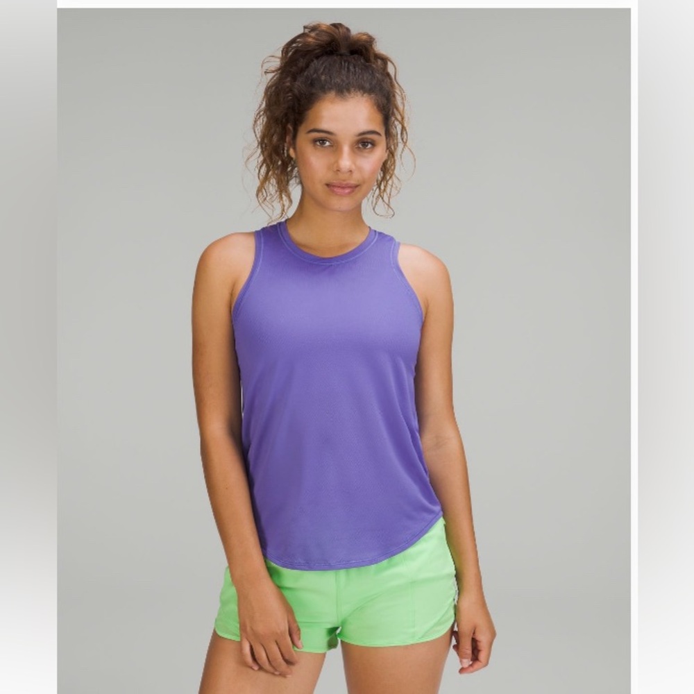 Lululemon High Neck Run and Train Tank